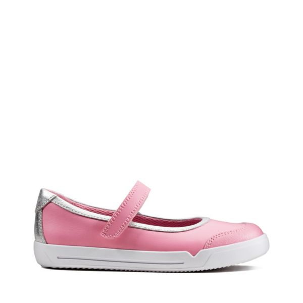 Clarks Girls Emery Halo Kid Casual Shoes Pink | CA-8352917